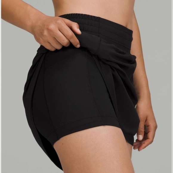 Lululemon Hotty Hot High-Rise Skirt - black- 0 - Picture 2 of 6
